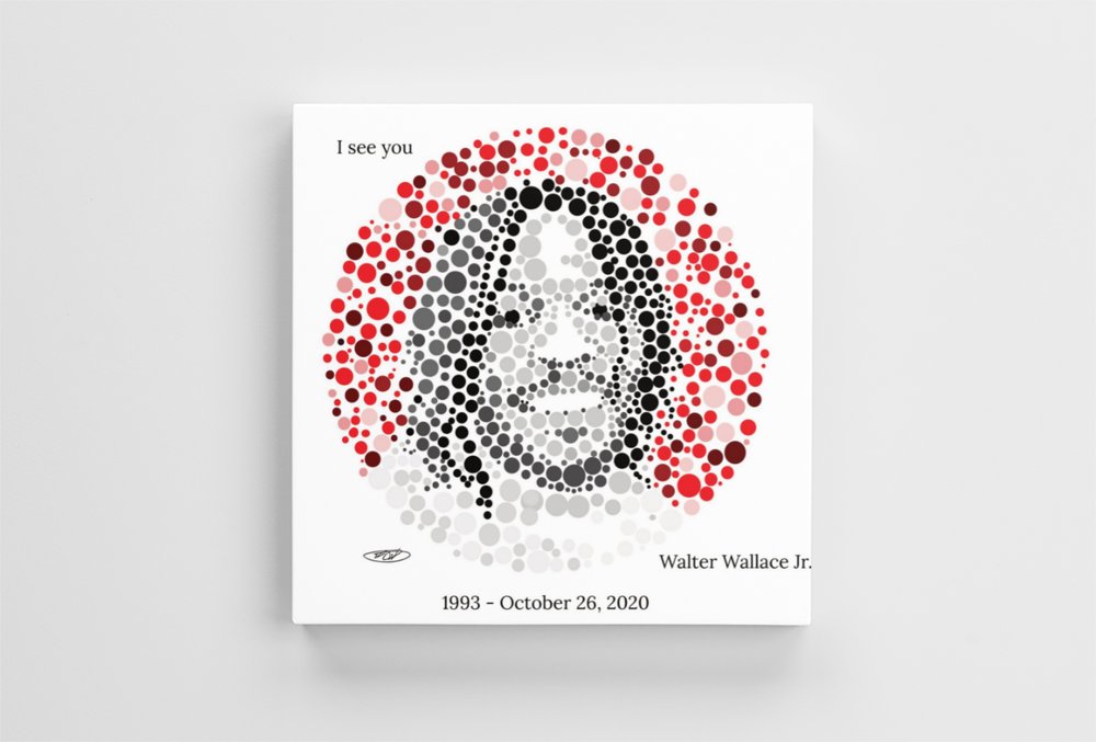 Walter Wallace Jr. Canvas Print