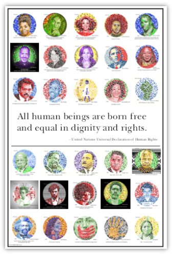 All Humans White Poster