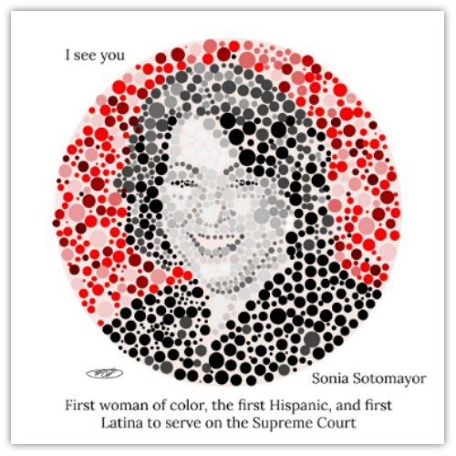 Sonia Sotomayor Canvas Print