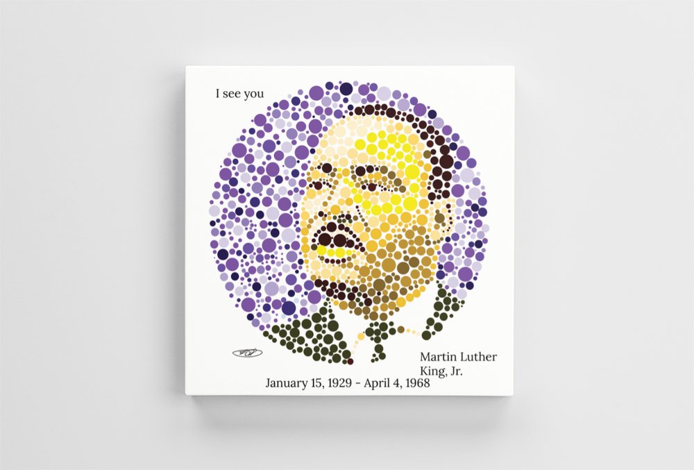 Martin Luther King Jr. Canvas Print